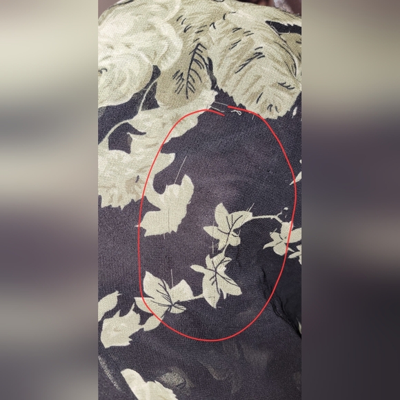 Vtg Y2k Connected Apparel Black Green Boho Asymmetrical Grunge Fairy Goth Dress - Picture 4 of 4